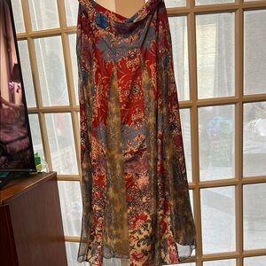 Floral Multicolor Women's Skirt